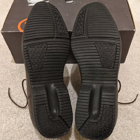 New Men's Rockport brown leather shoes size 9.5 - Picture 5 of 7